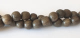 10mm round wood beads, Graywood beads, Gray wood round, natural wood beads, wood 10mm 16" strand