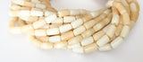 Multi-color Buri Nut Beads Tube 16" strand