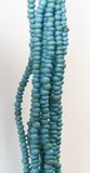 Small 2-3mm Coconut Beads, Spacer Beads, Natural Wood Beads, Coco Pukalet Turquoise 16" strand