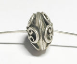 Nice Bali Sterling Silver Bead Focal Bead 8x12mm