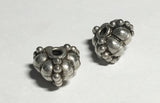 Decorative Bali Sterling Silver Spacer Beads 6x9mm-2pc