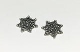 2 Large Bali Sterling Silver Daisy Spacer Beads 14mm