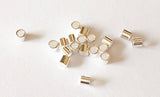 20 Sterling Silver Crimps Crimp Beads 2x2mm