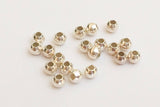 20 Sterling Silver 2mm Round Beads Seamless