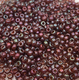 30 Grams Japanese Seed Beads Destash Seed Beads Size 11/0- Metallic Iris Purple