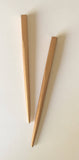 Gold Hair Sticks Shawl Pins, Wood Hair Sticks, Hair Blanks 4 1/2" Small Square-10pc