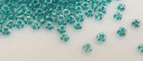 Japanese Seed Beads Destash Size 11/0- Inside Color Aquamarine/Clear 30 grams