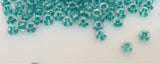 Japanese Seed Beads Destash Size 11/0- Inside Color Aquamarine/Clear 30 grams