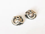 2 Bali Sterling Silver Bead Caps, 10mm