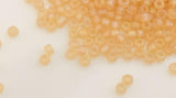 Seed Beads Japanese Seed Beads Size 11/0- Opaque Rainbow Light Honey 30 grams