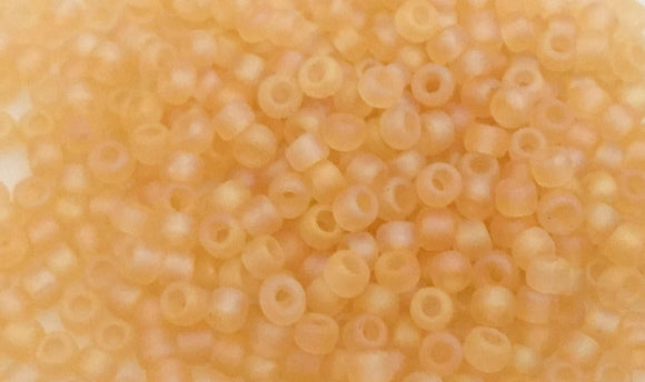 Seed Beads Japanese Seed Beads Size 11/0- Opaque Rainbow Light Honey 30 grams