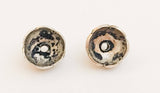 2 Bali Sterling Silver Bead Caps, 6x9mm