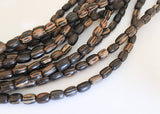 Oval Wood Beads,Natural Wood Beads, 5x7 oval beads patikan-16" strand