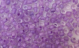 Japanese Seed Beads Destash Size 11/0- Inside Color Violet/Clear