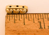 Gold-filled spacer separator bar