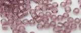 Japanese Seed Beads 11/0 Transparent Light Amethyst Destash 30 grams