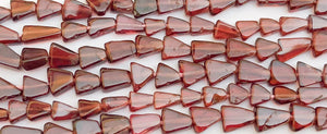 Garnet Beads-14" strand Bell Shape