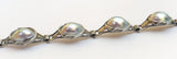 nautilus Shell Silver Bracelet, Link Bracelet, 8 Inch Bracelet, Vintage Bracelets Silver, Unique Silver Bracelet