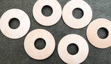 Wood Coconut Disc Rondelle 30mm Donut Rings Cream-20pc