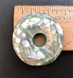 Abalone Shell Donut Ring 37mm