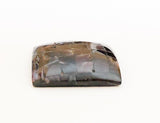 Inlaid Shell, Shell Mosaic, Focal Bead Violet Oyster Cabochon Rectangle