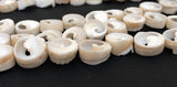 White shell beads, vertagus shell beads