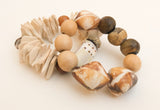 Assorted Shell Beads, Focal Bead, Natural Shell Beads, Shell Sampler Bead Lot