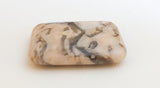 Pink Stone Rectangle, 30x40 Focal Bead~1 pc