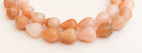 Smooth Pink Peruvian Opal Teardrop- 7 1/2" strand