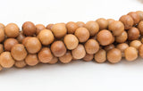 Nangka Wood Beads, Nangka Round 8mm, Natural Wood Beads