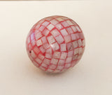 Mosaic shell beads, Inlaid shell beads, Abalone Mother of Pearl mosaic beads-1pc