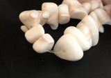 Natural Shell Beads, Luhanos Shell Chips Nuggets 16" strand