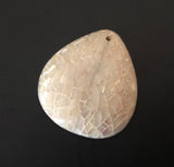 White abalone shell pendant, shell pendant