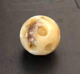 Jade Ball Carved Hollowed Jade Round 18mm Honey
