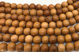 Nangka Wood Beads, Nangka Round 8mm, Natural Wood Beads