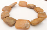 Faceted Rectangle Stone Beads