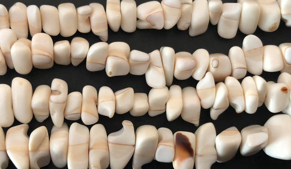 Natural Shell Beads, Luhanos Shell Chips Nuggets 16