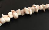 Natural Shell Beads, Luhanos Shell Chips Nuggets 16" strand
