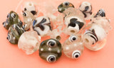 Mixed Glass Beads-16pc