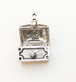 Prayer Box Charm Sterling Silver Charm Confirmation Gift Religious