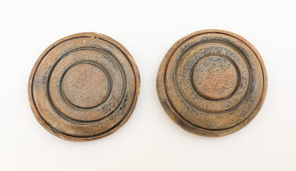 Carved Horn buttons 40mm
