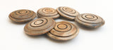 Carved Horn Buttons 32mm