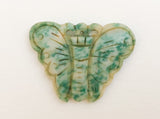Butterfly Pendant Green Stone