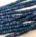 Coco Pukalet Rondelle 4/5mm Blue/Purple