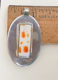 Orange Shell Pendant