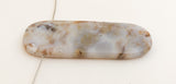 Side Drilled Stone Pendant Cabochon Focal Bead, Ocean Jasper Pendant  22x56mm