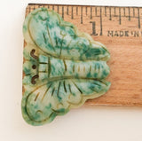 Butterfly Pendant Green Stone