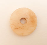 Bone Donut Ring, 30mm Bone Donut Pendant Ring-1pc