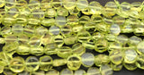 Peridot Flat Round Beads 4mm-14" strand