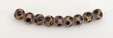 25pc Dotted Glass Beads